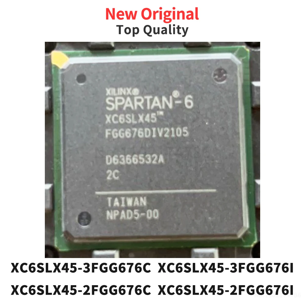 (1 Piece) XC6SLX45-3FGG676C XC6SLX45-3FGG676I XC6SLX45-2FGG676C XC6SLX45-2FGG676I BGA-676 Progammable Chip XC6SLX45 FGG676