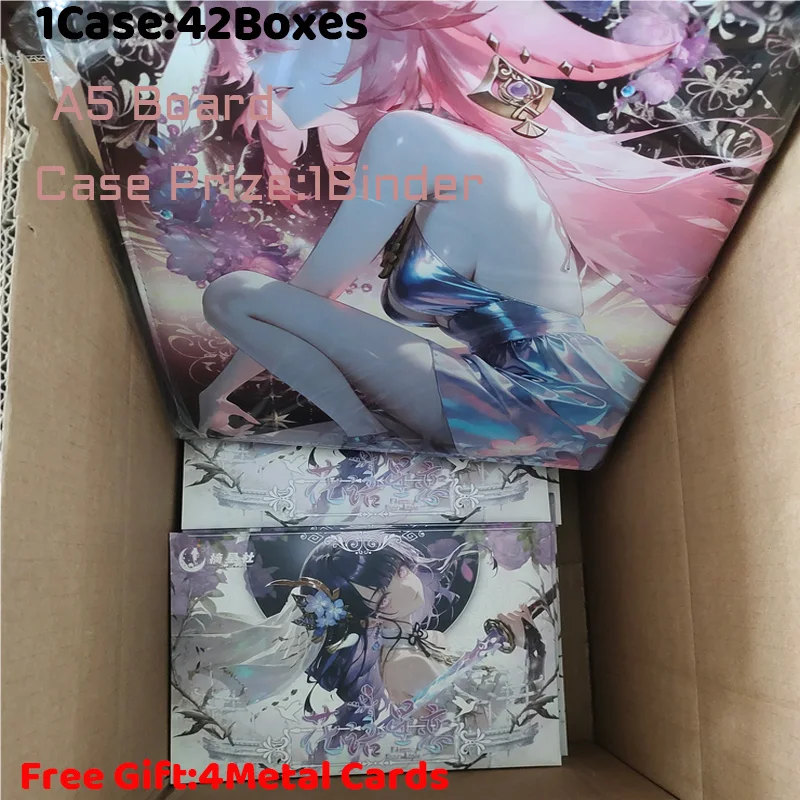 

Flower Language Star Love A5 Board Collection Card Rare Collection Sexy Waifu Cards ACG Girls Booster Box Hobbies Gifts