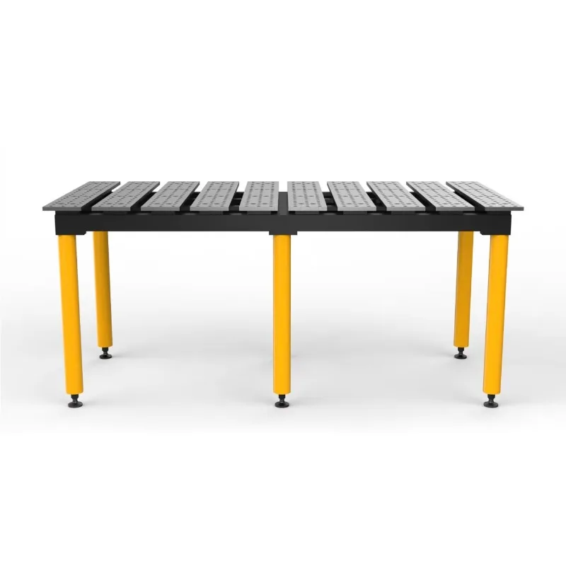 Extremely tough and durable 2D Modular Steel Welding Table Nitrided with welding table accessories