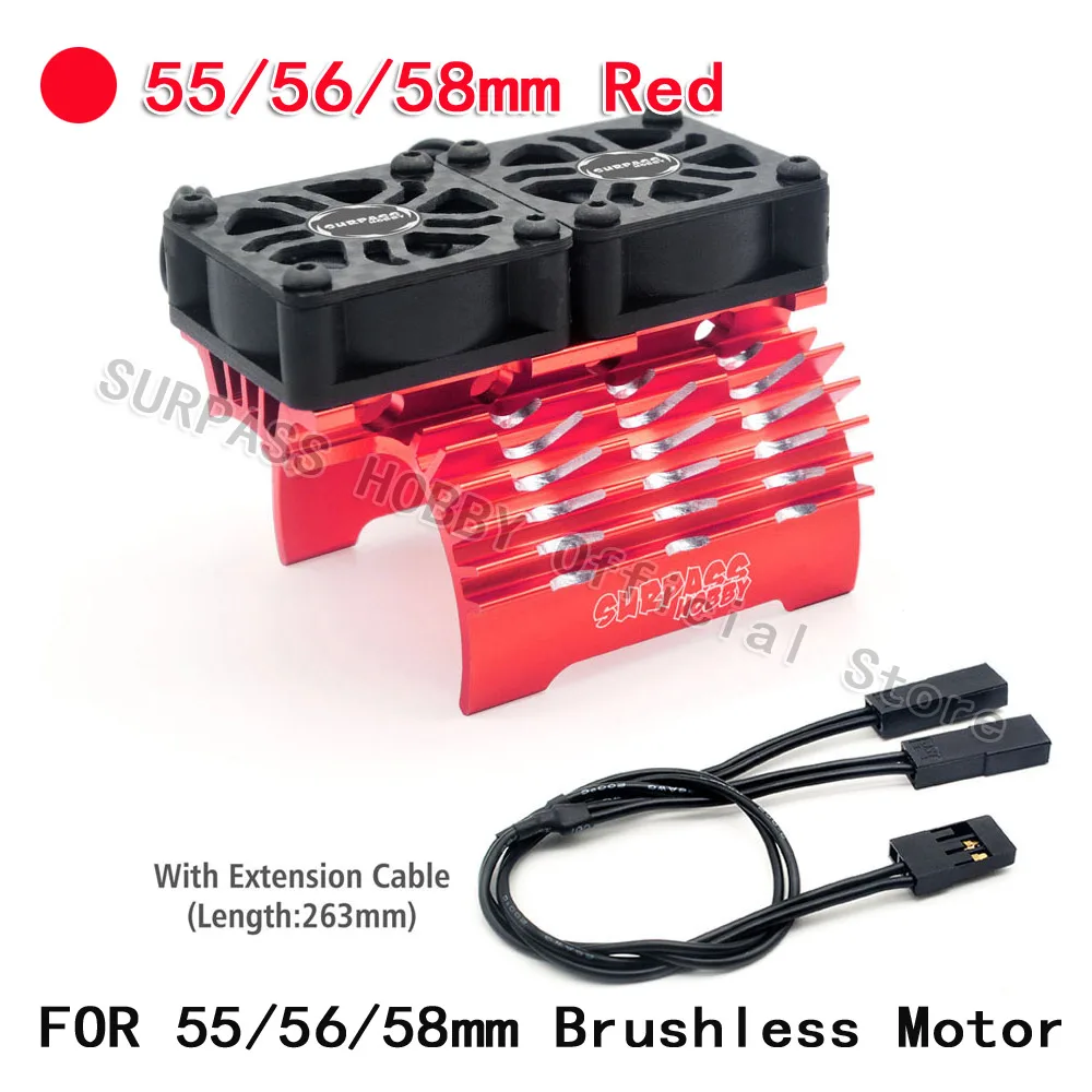 OVERTREFFEN HOBBY 36mm 40-42mm 55-58mm Borstelloze Motor Koelventilator Houder voor 540 550 3650 3660 4268 4274 1/10 1/7 1/8 1/5 RC Auto