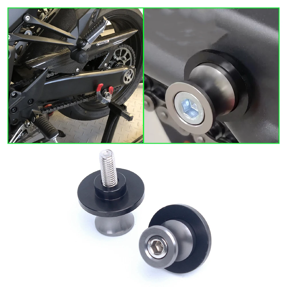 

Fits for Kawasaki Z1000 Z1000R Z1000SX NINJA 1000 1000SX ABS 2014-2024 Motorcycle Rear Swingarm Spools Stands Slider Screws Kits