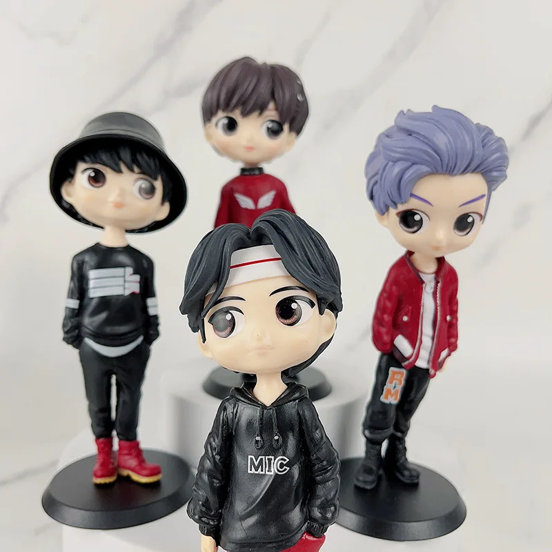 7 sztuk/zestaw 15CM Nowa Koreańska Kpop Star Bangtan Groups Boys Figurki Modelowe PVC Zabawki Akcji Lalki Zestaw Idoli Celebrytów Kolekcja Fanów Prezenty