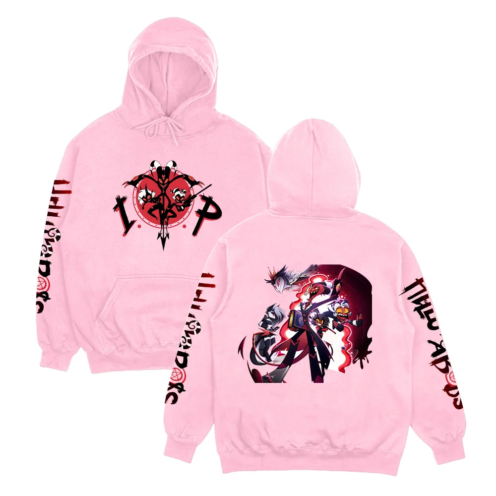 

Мужские осенне-зимние толстовки Helluva Boss Helluva Boss Mission Zero, новая женская уличная спортивная одежда в стиле аниме, модные пуловеры с героями мультфильмов