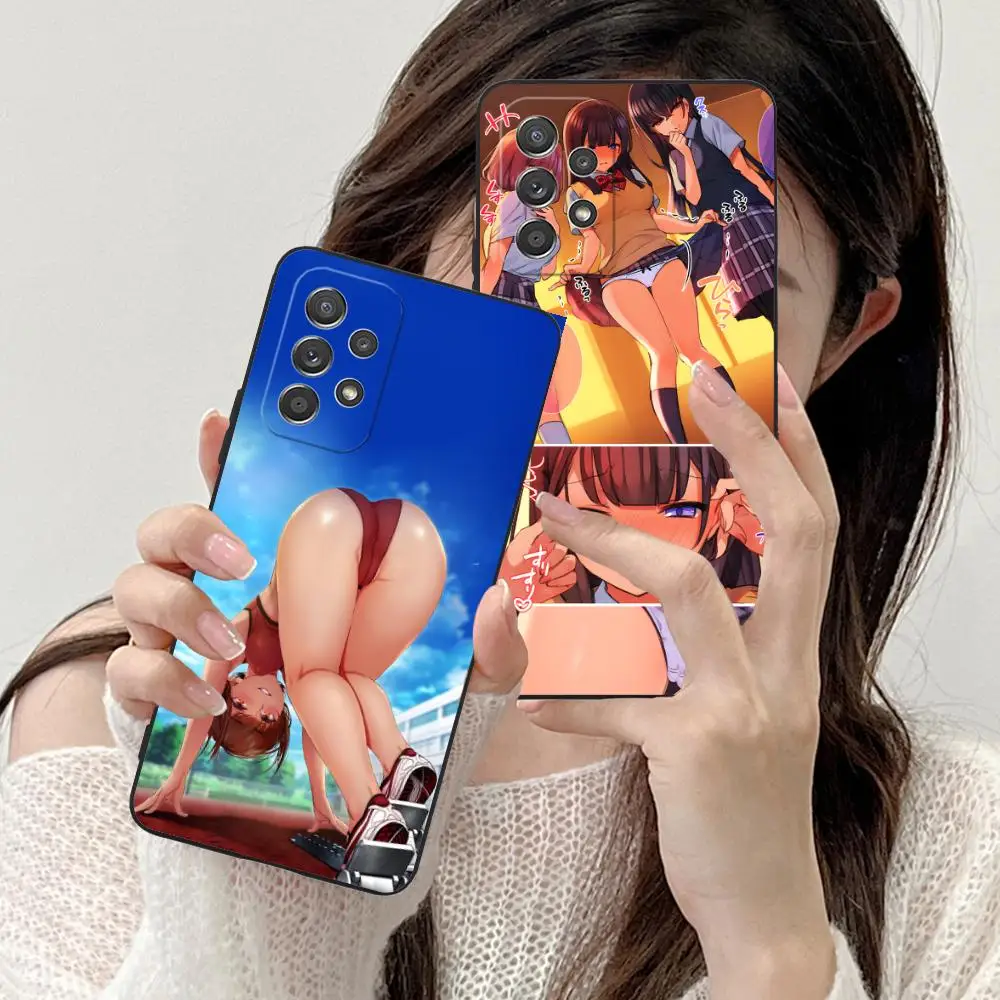 

Чехол для мобильного телефона «Аниме Waifu Hentai» для Samsung Galaxy M55 54 42 35 34 33 32 23 22 15 14 13 12 F55 5G Цветной защитный роскошный роскошный