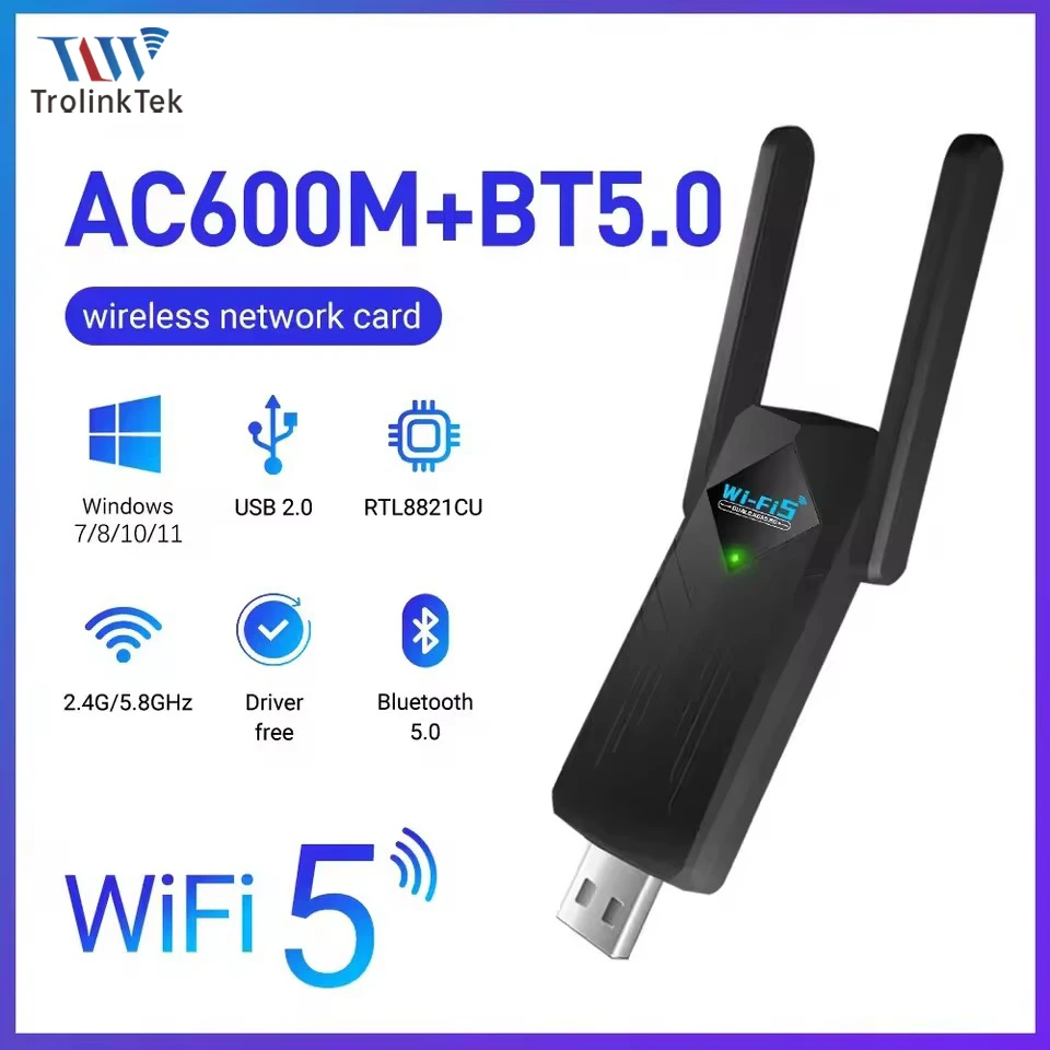 adaptador-usb-wifi-5-ac600-bt50-dual-band-24g-5ghz-dongle-wireless-wi-fi-cartao-de-rede-usb-receptor-sem-fio-para-desktop-e-laptop