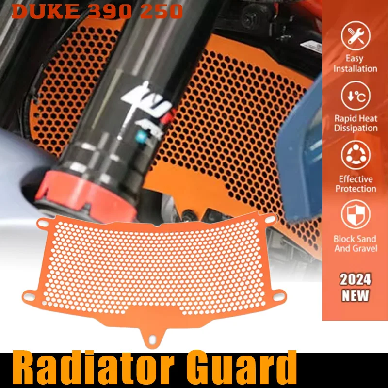 Motorrad-Zubehör Kühlergrillabdeckung Schutzgitter für DUKE 390 DUKE390 DUKE250 für DUKE 250 24-25