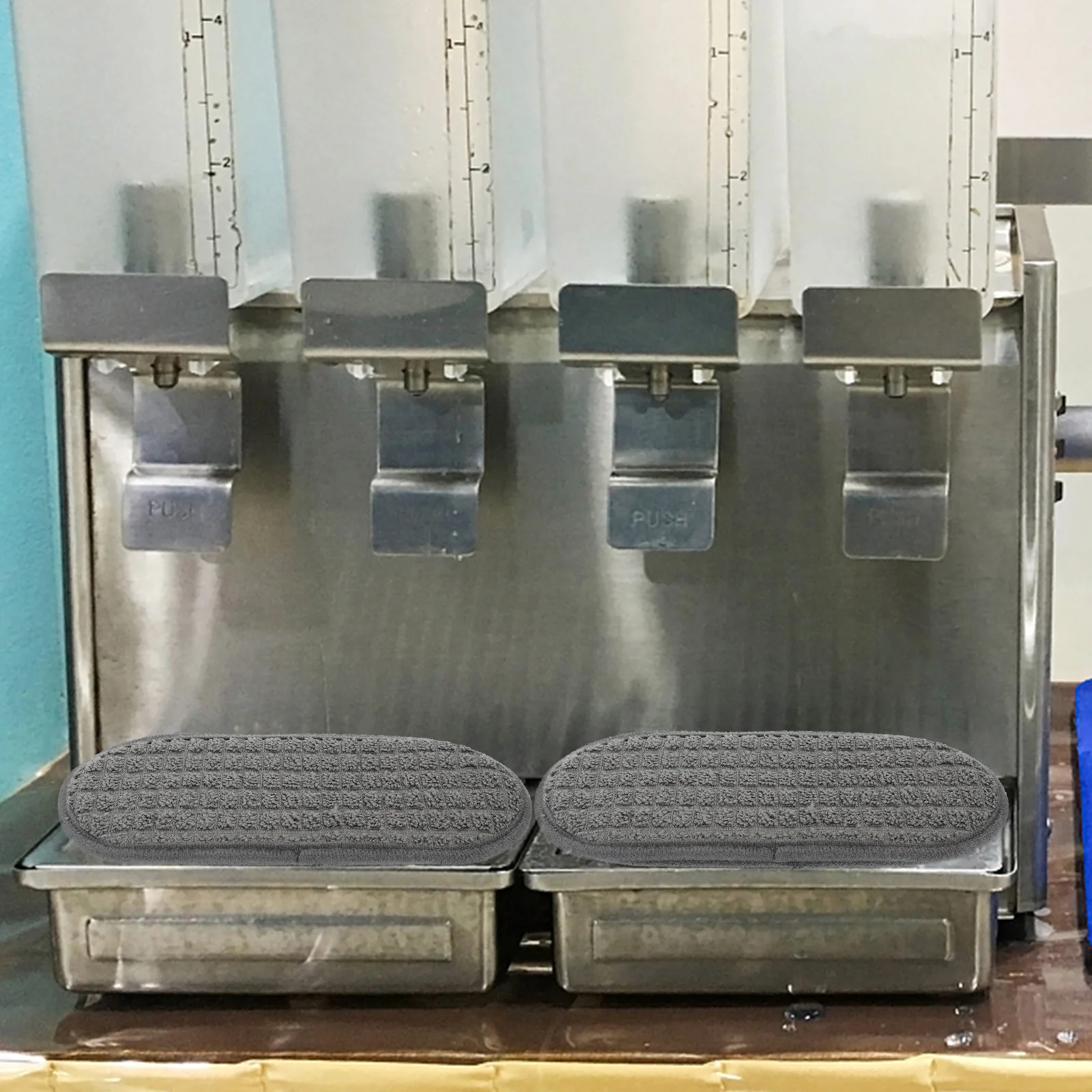 

2Pcs Anti-Splash Refrigerator Drip Mats Absorbent Sturdy Refrigerator Water Drip Catcher Mini Fridge Tray Fridge Mat