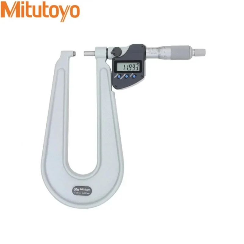 

Mitutoyo Flat-flat Measuring Faces Digital Sheet Metal Micrometers,0-25mm 0.001mm 389-251-30 Made in Japan