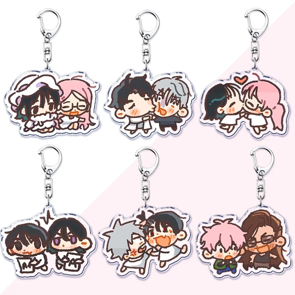 Hot Anime Alien Stage Keychains for Women Accessories Bag Luka Ivan Till Mizi Hyuna Sua Key Chain Keyrings Jewelry Fans Gifts