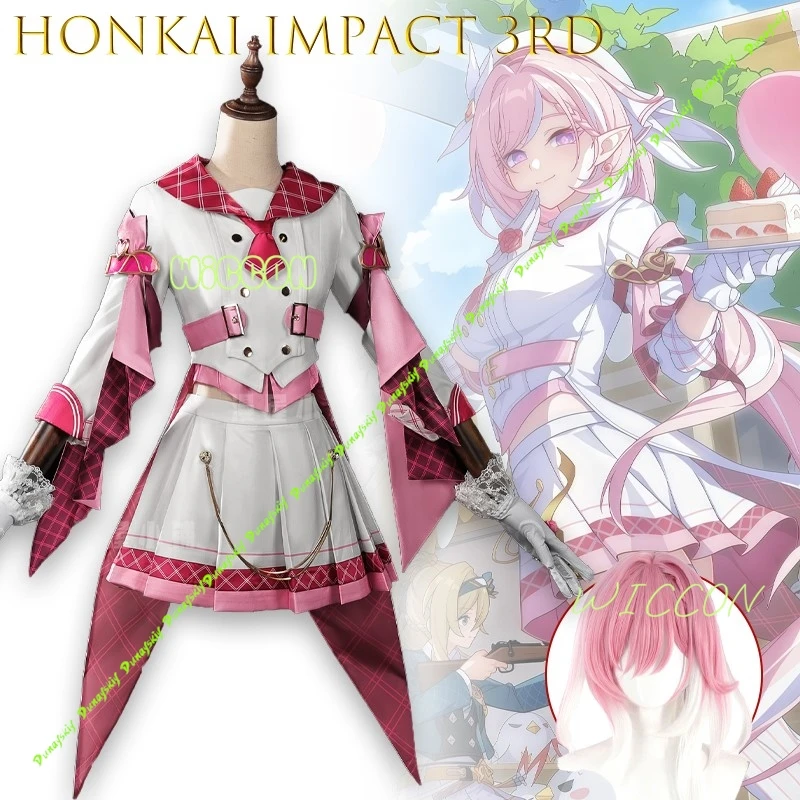 

‌HONKAI Impact 3rd Elysia 9th Anniversary Art Cosplay Costume Game Anime Outfit High Quality For Party Cosplayomet Cosplay Prop