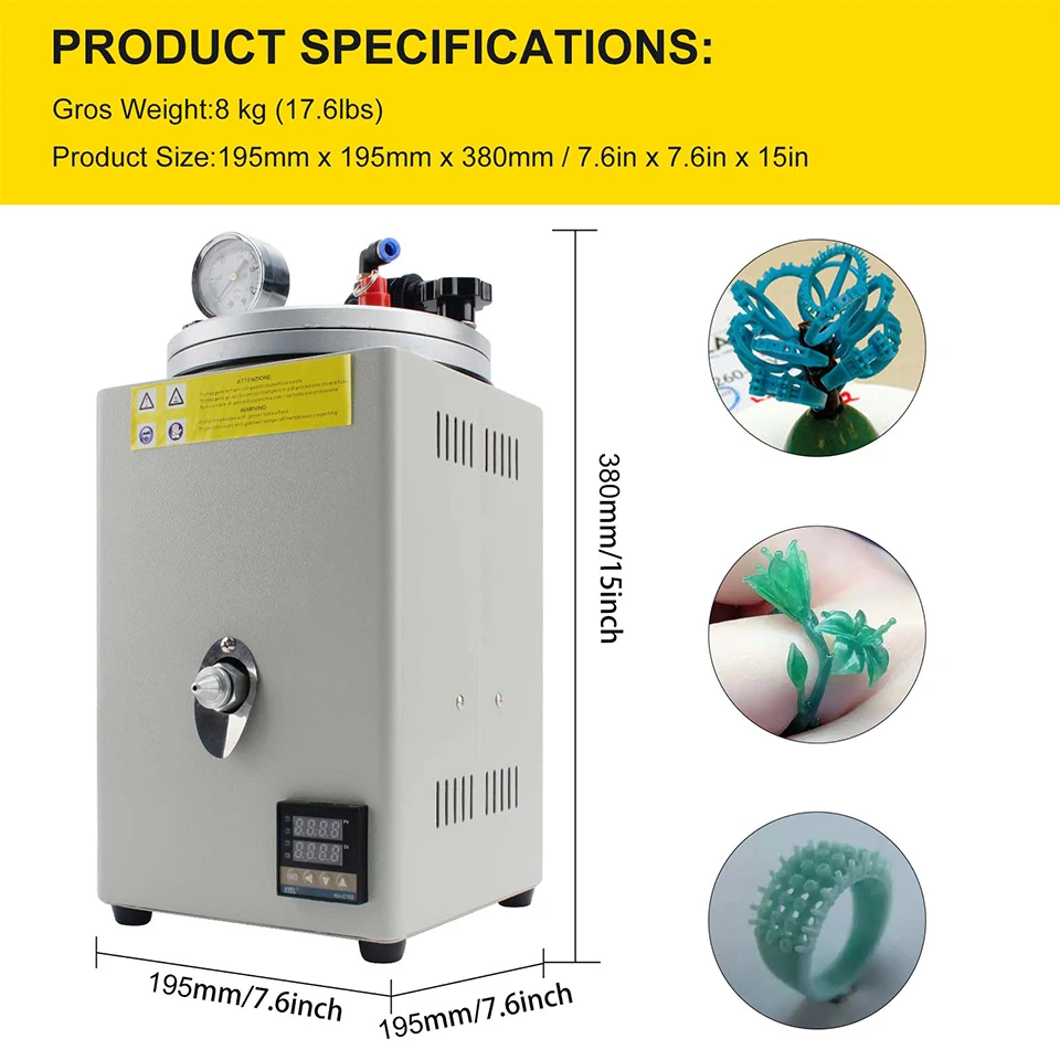 Pump Injection Wax Machine Jewelry Processing Equipment Casting Version Jewellers Jewellery Tools