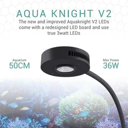 Spectra V2 NAno Aqua Knight 36W marine coral reef saltwater seawater freshwater aquarium led light Programmable sunrise sunset