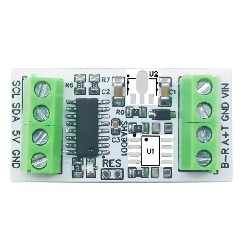 

R53C Температура и влажность SHT30 Адаптерные платы RS485 TTL232 Modbus RTU для промышленных систем и контроллеров