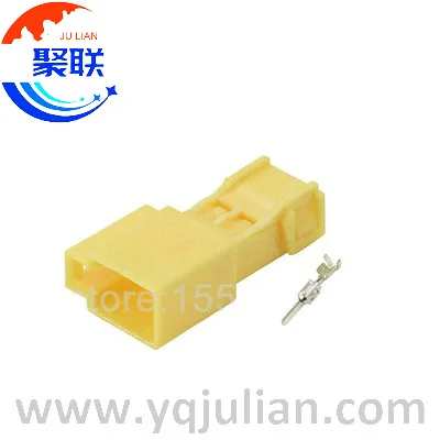Auto 2pin plug 1H0906712 wiring unsealed electrical connector 1H0 906 712 with terminals