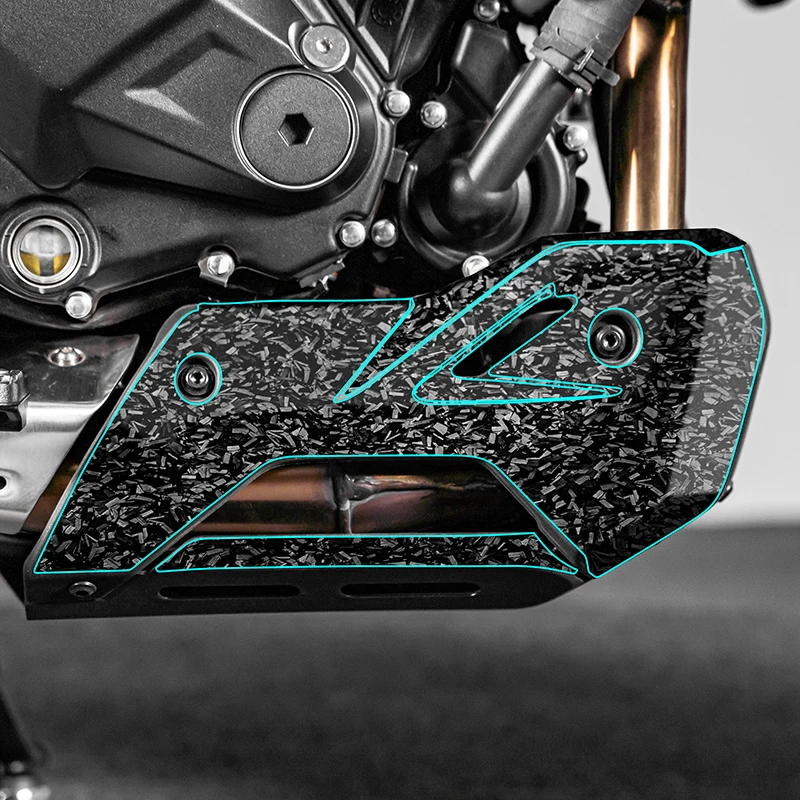 

FOR CFMOTO 700MT 2025 Forged Carbon Fiber Stickers Kits Resistant Decoration Protection Motorcycle Mod