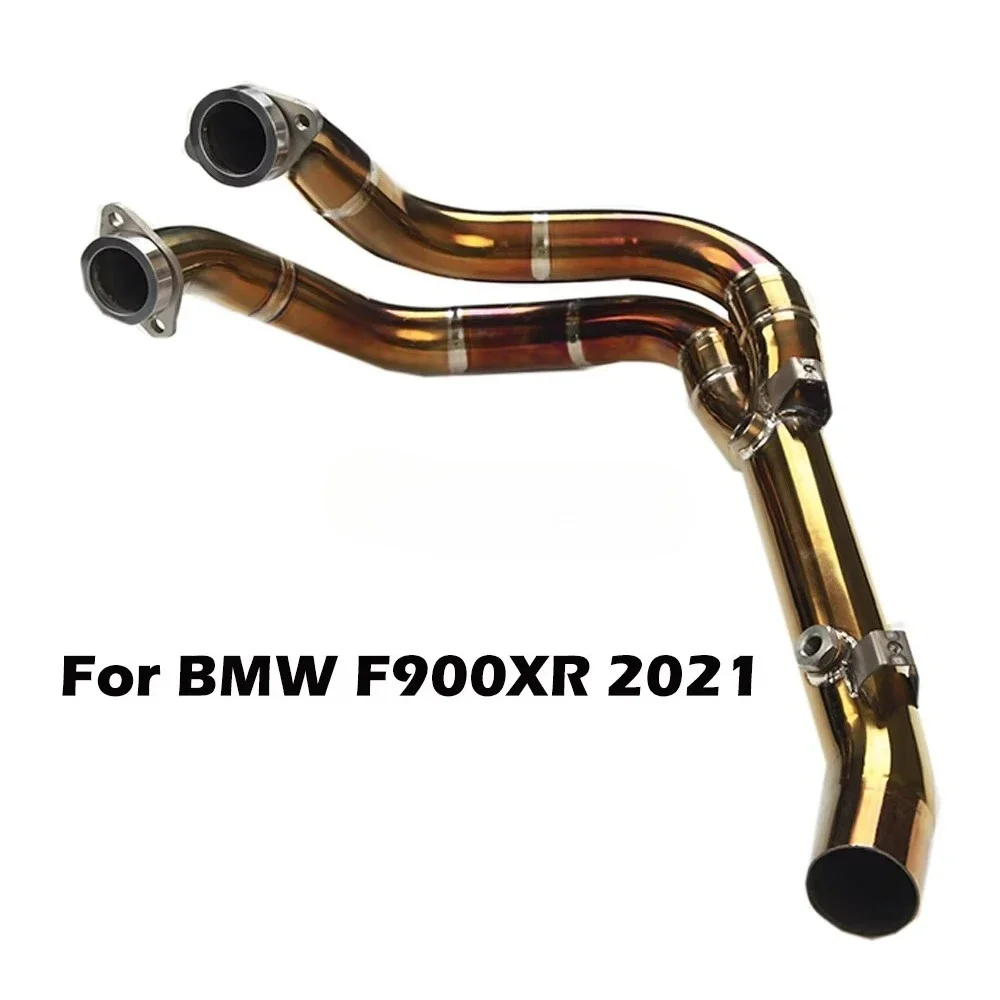 

Motorcycle Exhaust Titanium Alloy Exhaust Muffler Pipe Motorcycle Catback for F900XR 2021