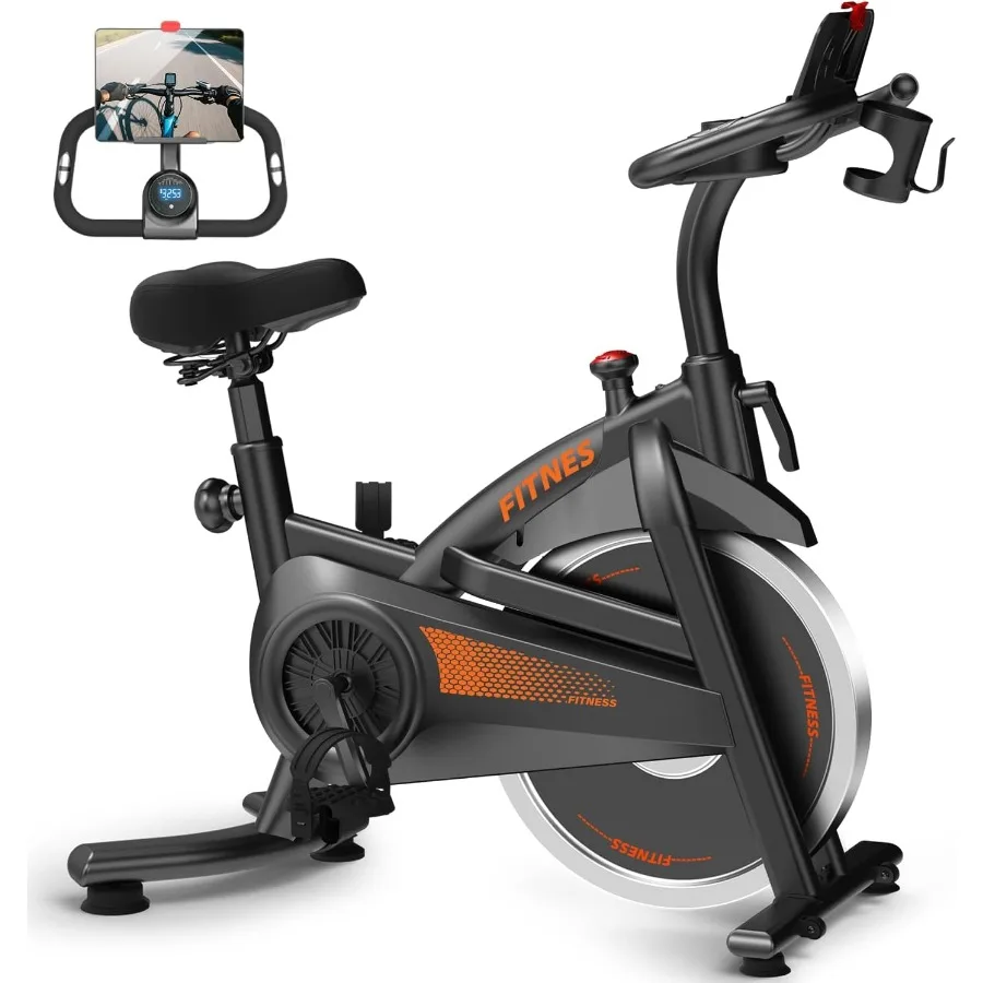 

Тормозная колодка для велотренажера Стационарный велосипед для дома с эксклюзивной интеграцией приложения Идеально подходит для тренировок на велосипеде в помещении с мощностью 300 фунтов Вт