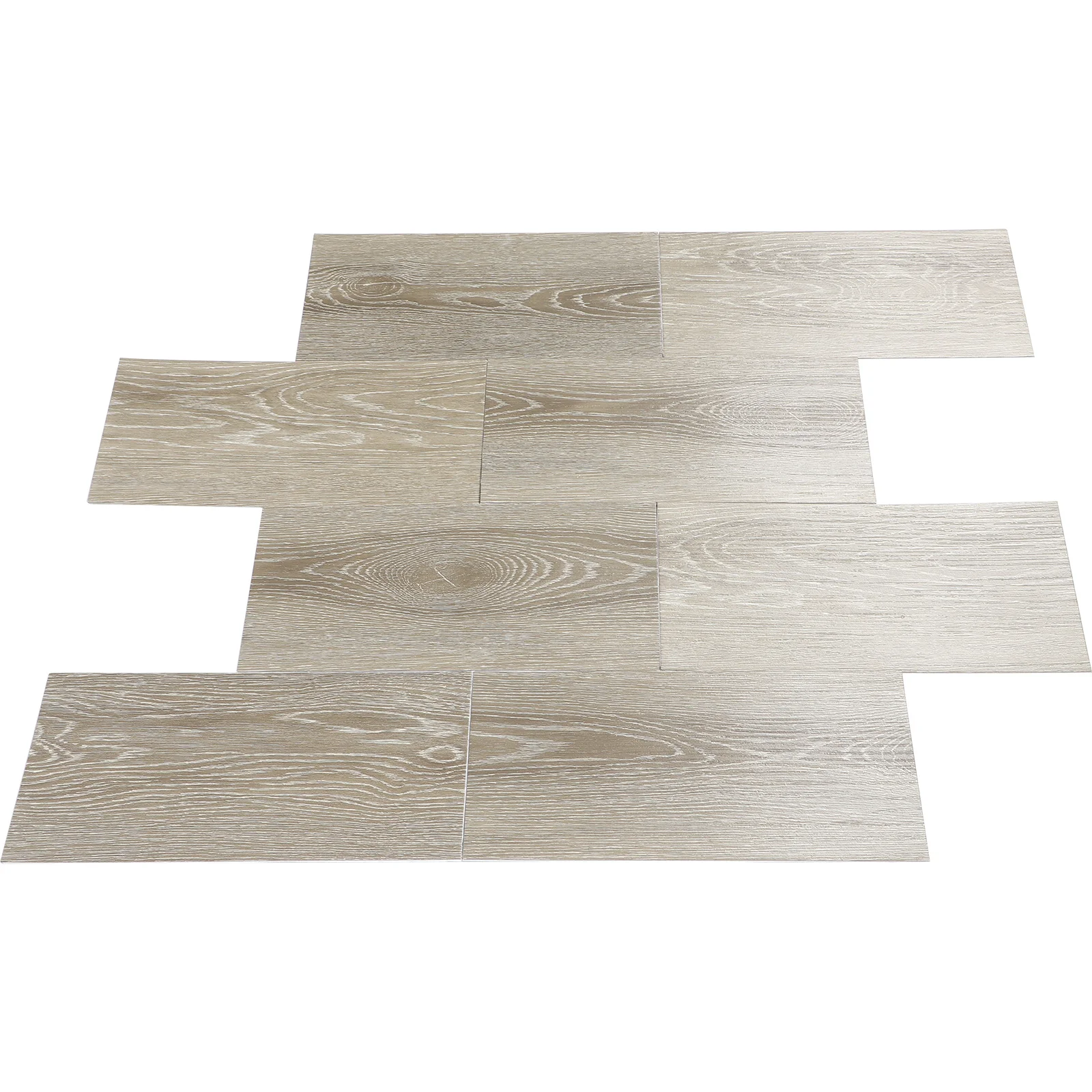 

8Pcs Self-Adhesive PVC Floor Stickers Peel and Stick Waterproof Retro Floor Decals for Bedroom Kitchen Living Room Home