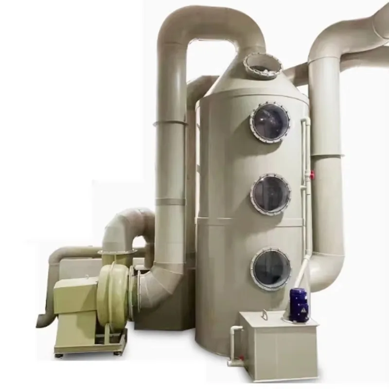 【Industrial】Industrial Waste Gas Treatment Equipment Spray Tower Ammonia Scrubbing System Demister Pump Core Meets Emission Stan