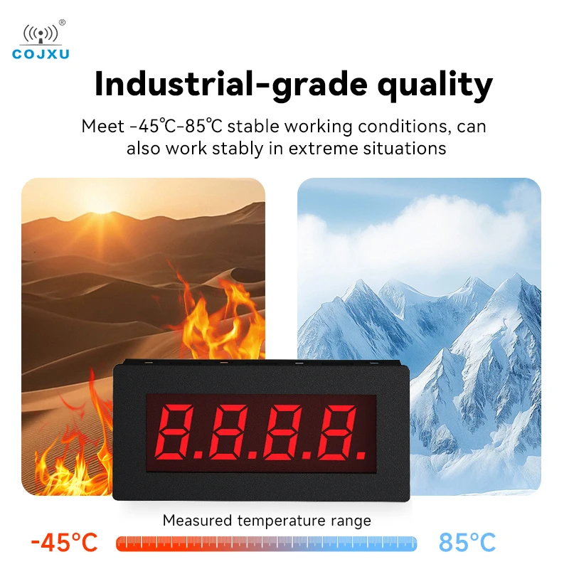 

LED Digital Tube RS485 Controls Serial Port COJXU EID051 Series Modbus RTU PLC Industrial Grade 3/4/5/6 Digits Build-in Watchdog