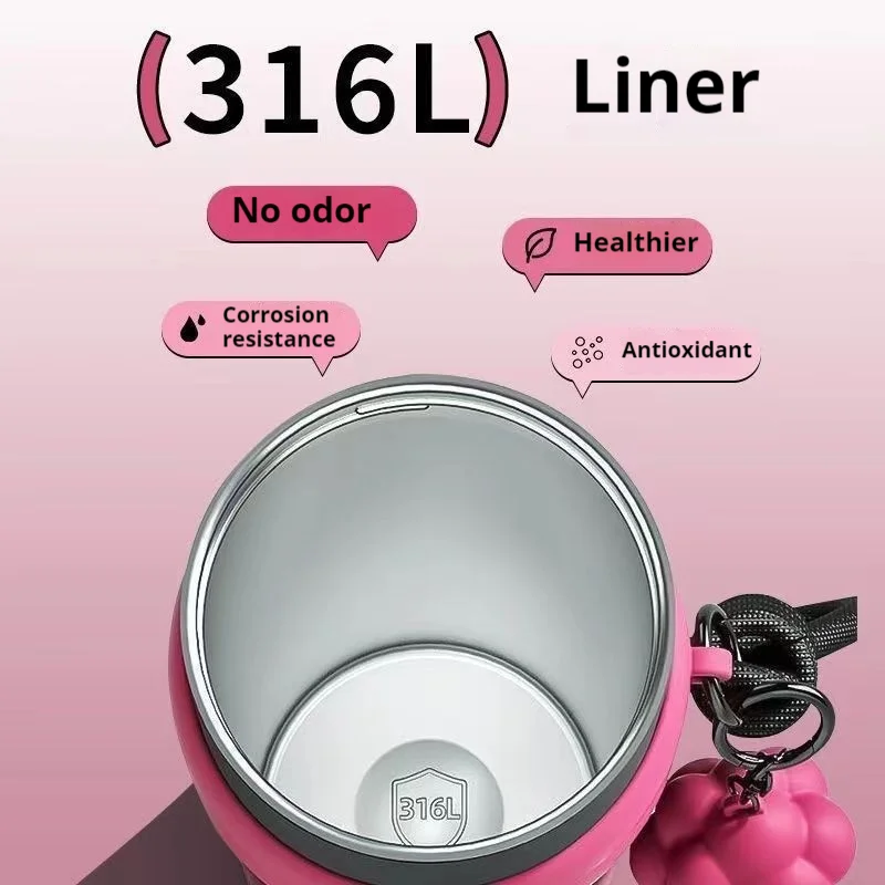 Stainless Steel Big King Thermos Cup Large Capacity Car Coffee Cup Tea Water Bottle Portable Vacuum Flasks Cups for Girls