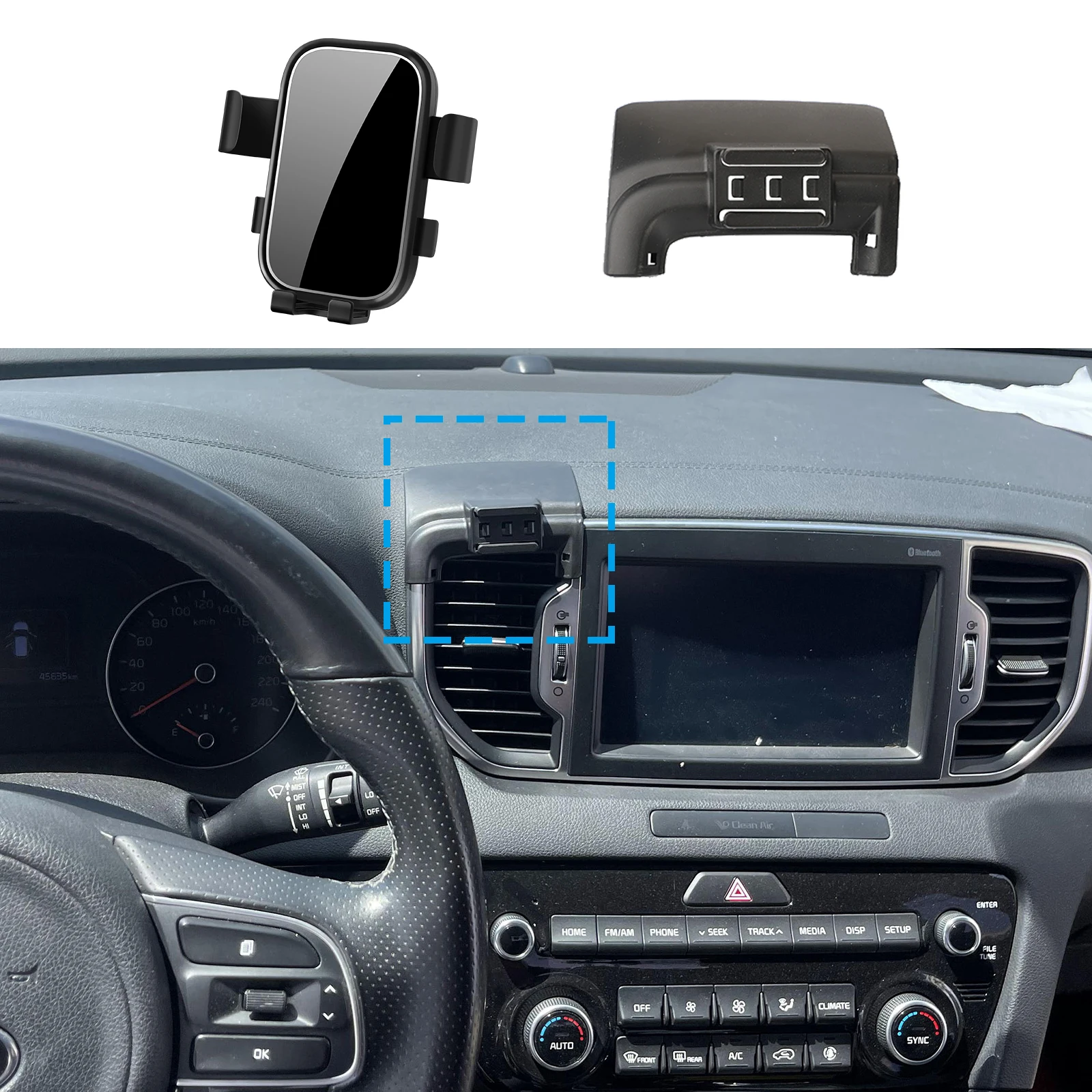 

Автомобильный кронштейн с GPS-навигацией для мобильного телефона, подставка для Kia Sportage 4 QL GT-Line 2017 2018 2019 2020 2021 2022