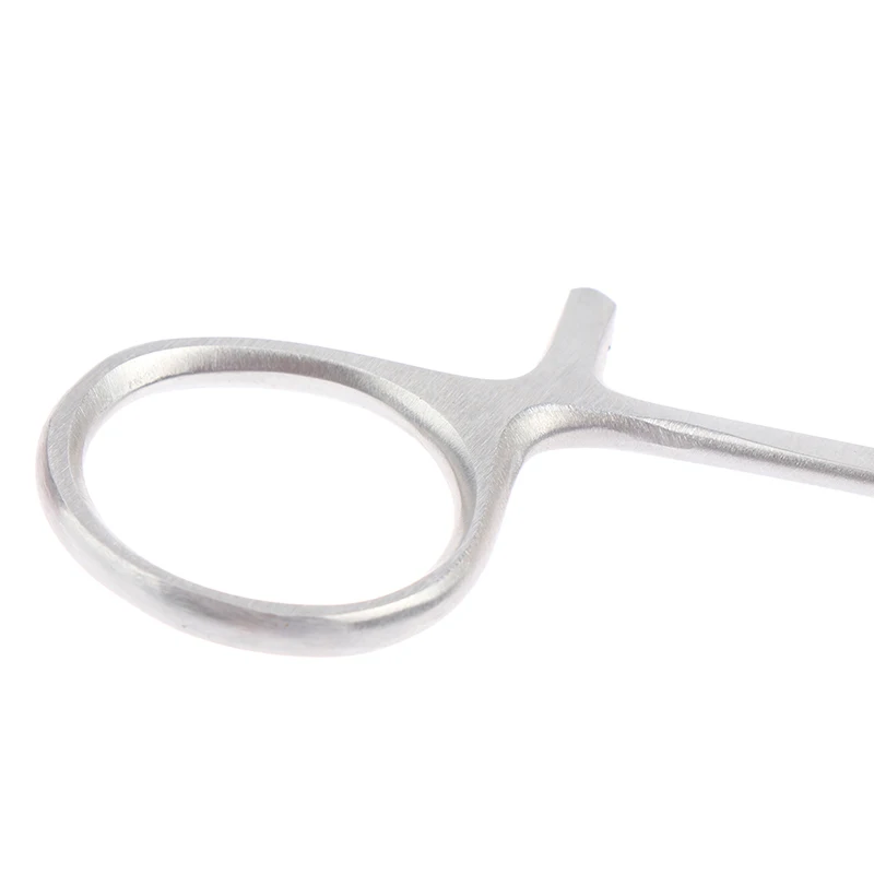 1Pc 12Cm Borgtang Gebogen Hemostat Boerderij Gereedschap Naald Klem Hechtdraad Naaldhouder Leermiddelen