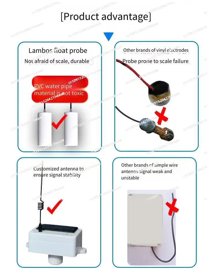 مناسبة للتحكم عن بعد، برج المياه، مضخة مياه حمام السباحة، كرة عائمة، مفتاح ضخ المياه التلقائي #4