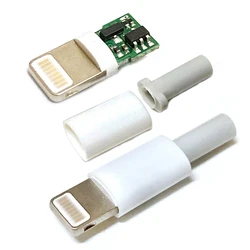 Lightning Dock USB Plug With Chip Board Male Connector welding Data OTG Line Interface DIY Data Cable For Iphone