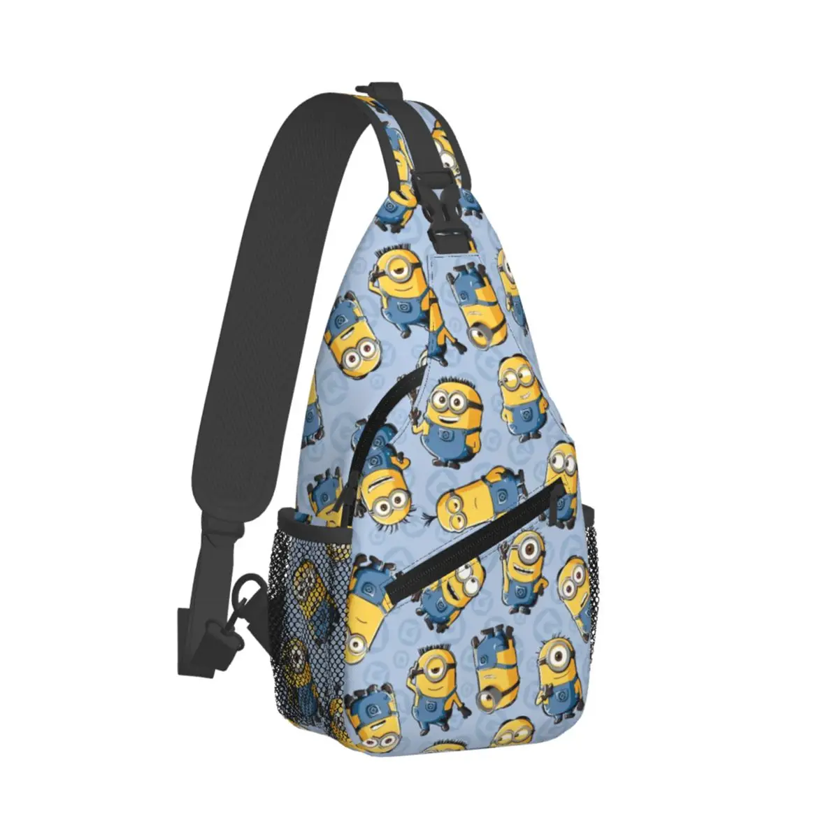 

Kevin And Stuart Pattern Crossbody Sling Bags SmallChest Bag Minions Shoulder Backpack Daypack for Travel Hiking Travel Pack