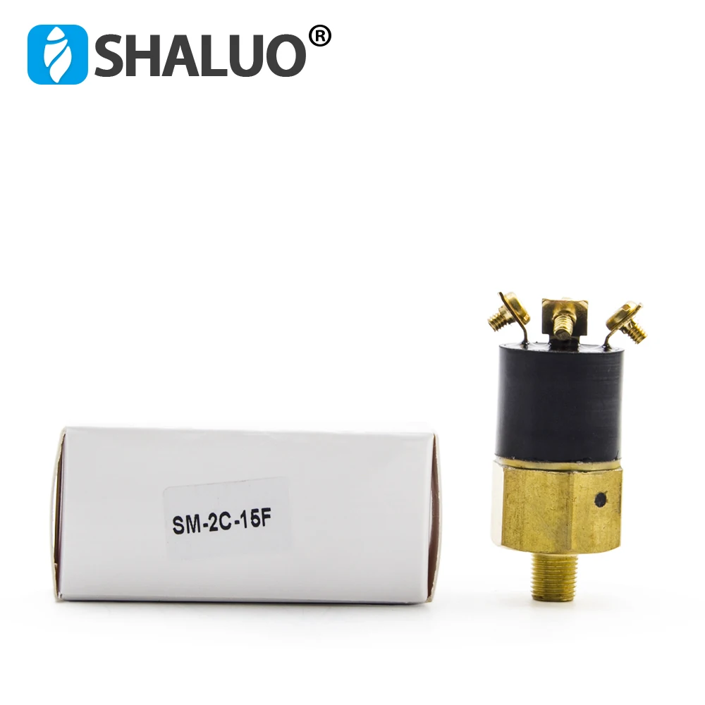 SM-2C-15F SM2C15F Diesel Generator Engine Oil Pressure Switch 1/8 NPT 15PSI Compatible with Nason Oil Pressure Sensor Plug