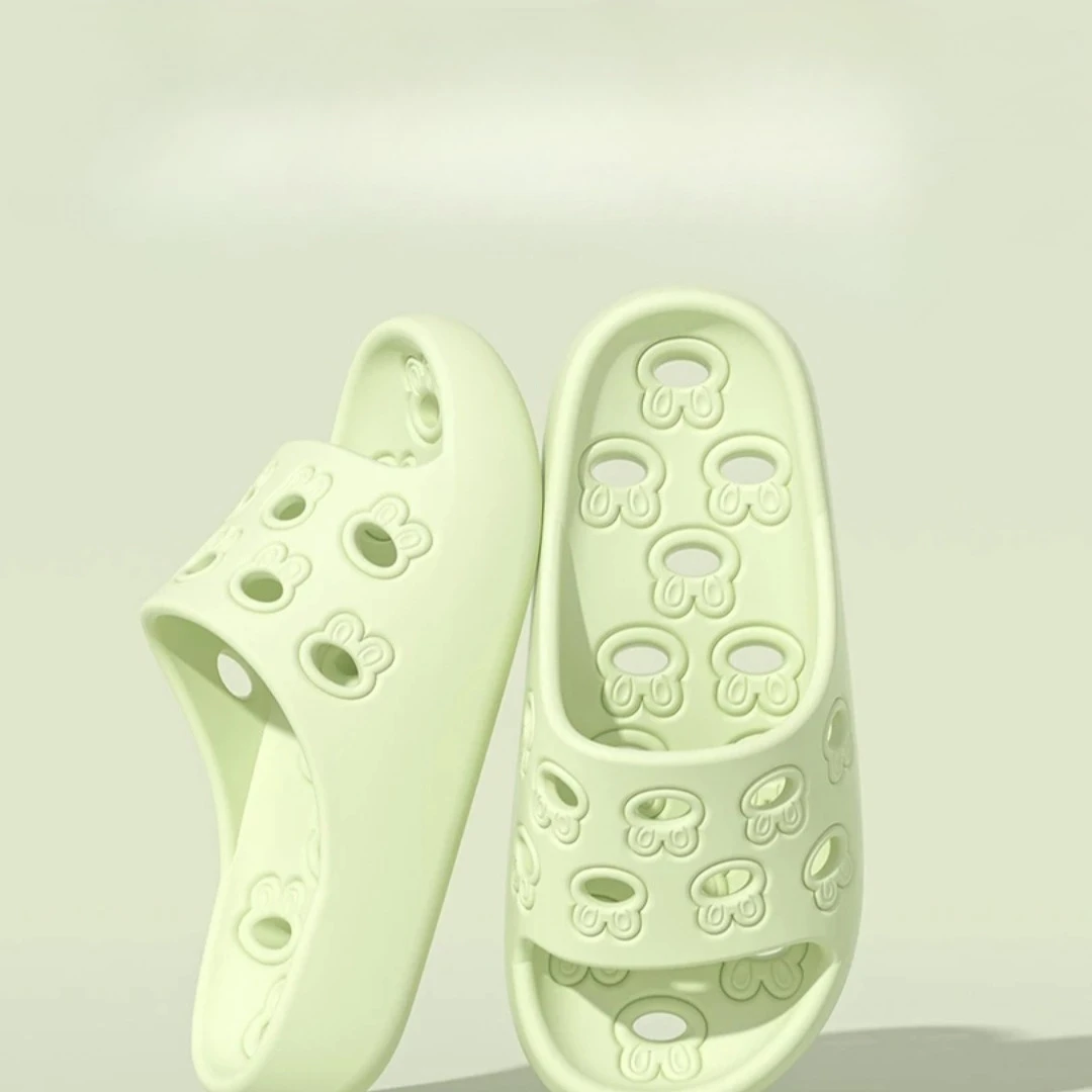 أحذية الحمام المنزلية المضادة للانزلاق عديمة الرائحة، صنادل منزلية داخلية للرجال، صنادل سريعة الجفاف للنساء #3