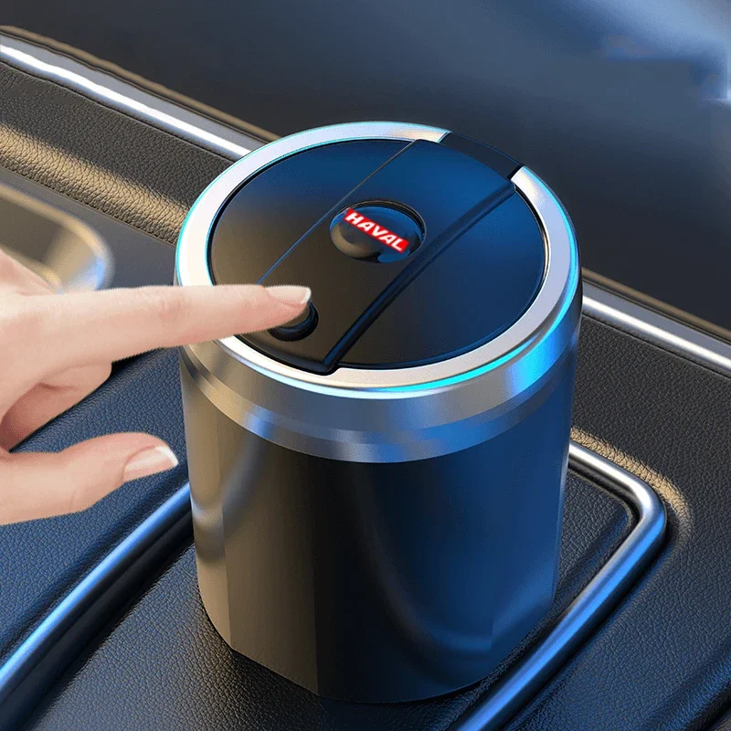 

Portable Car Ashtray LED Cup Holder Automatic Indicator For Haval Jolion H6 GT 2020 2021 2022 2023 H9 H7 H4 H8 F5 H2S M6 F7X