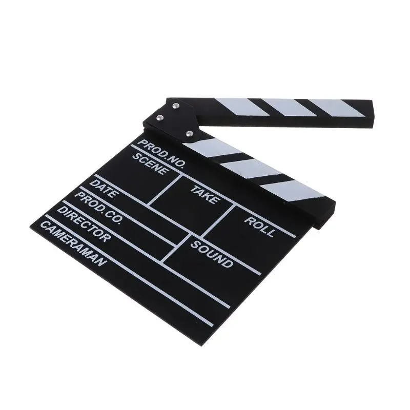 ผู้กำกับภาพยนตร์ Clapper Board ฉากภาพยนตร์ Clapboard การถ่ายภาพ Props