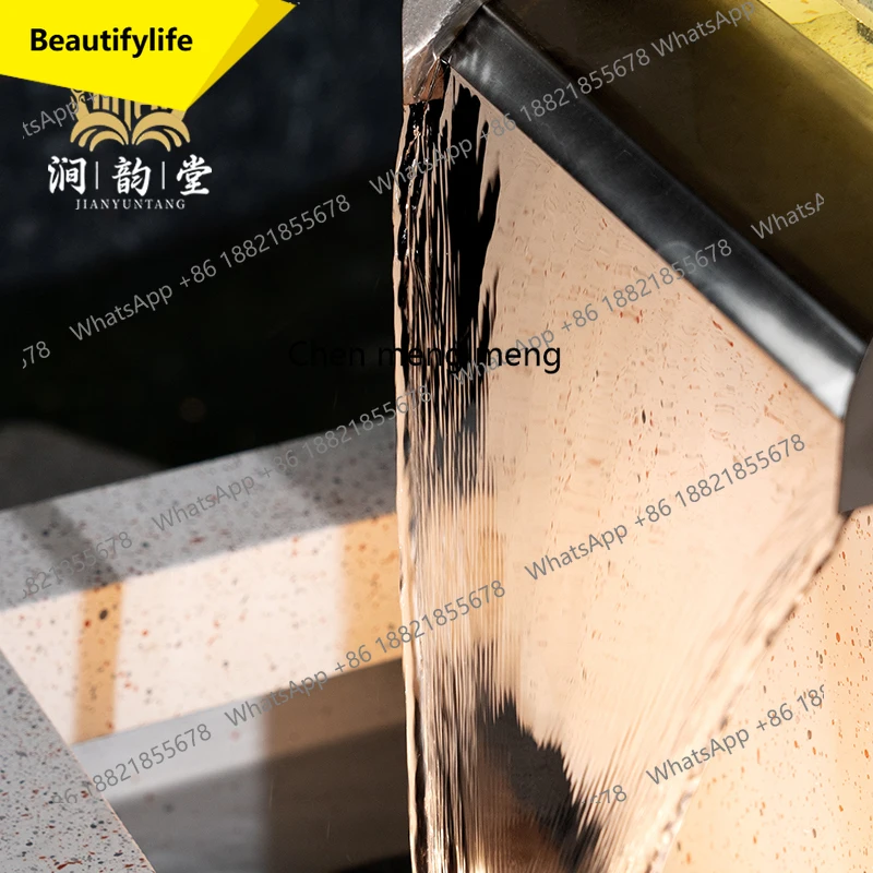 

A57 Открытый двор, украшения с проточной водой, цветочные горшки с циркуляционной водой, фонтаны, виллы от пола до потолка, ландшафтный дизайн, балкон