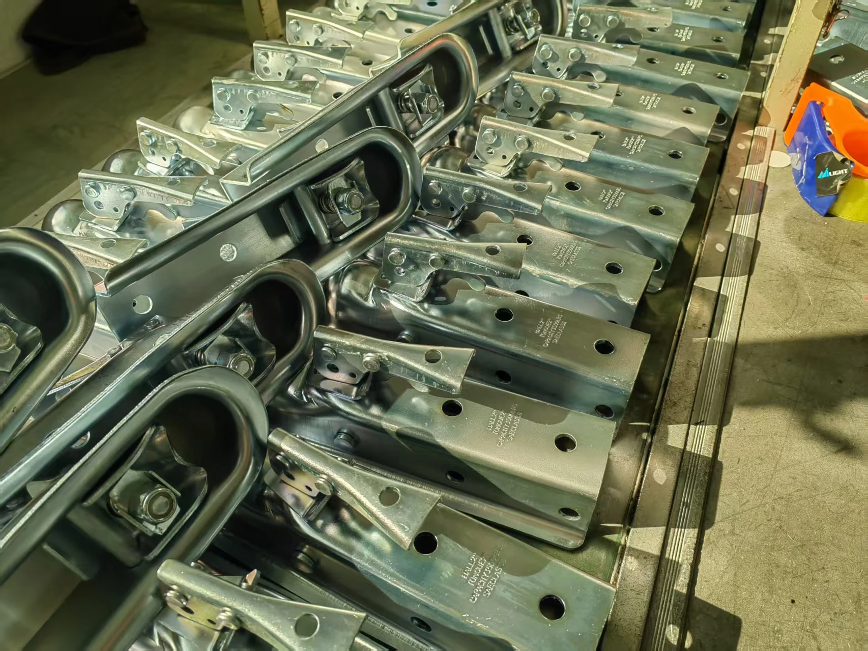 3500lbs Straight Trailer Coupler  2"  Ball  2"  Square Tube Coupler Trailer Connector for Boat Box Car Trailer