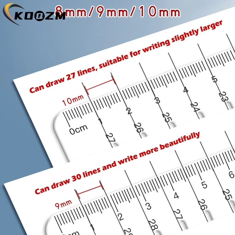 Transparent Calligraphy Stencil And Ruler Template Writing Straight Line Clear Ruler Writing Tool Geometry Template Address Enve