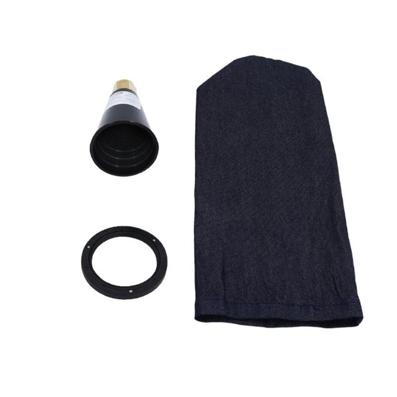 Efficient Dry Ice Maker Attachment with Collection Bag Household Dry Ice Maker with Plastic Cone CO2 Cylinder Adapter