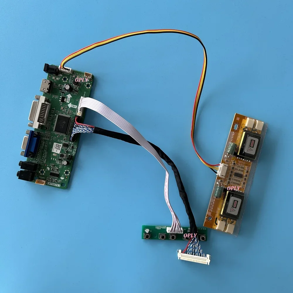 

Комплект для платы контроллера LM190WX1 LTM190M2, HDMI-совместимый DVI VGA LVDS 4 CCFL M.NT68676 1440*900 19 дюймов, дисплей 1440X900, сделай сам