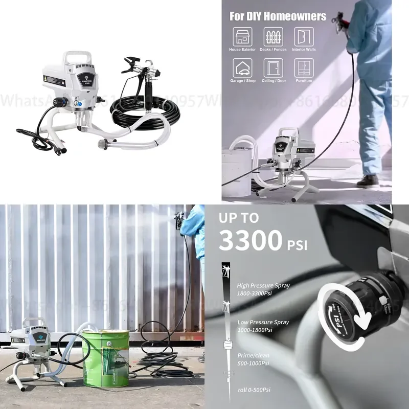 RONGPENG RP8628 DIY Portable 220V Powered Electric Airless Spray Paint Sprayer Best air Sprayer Machine