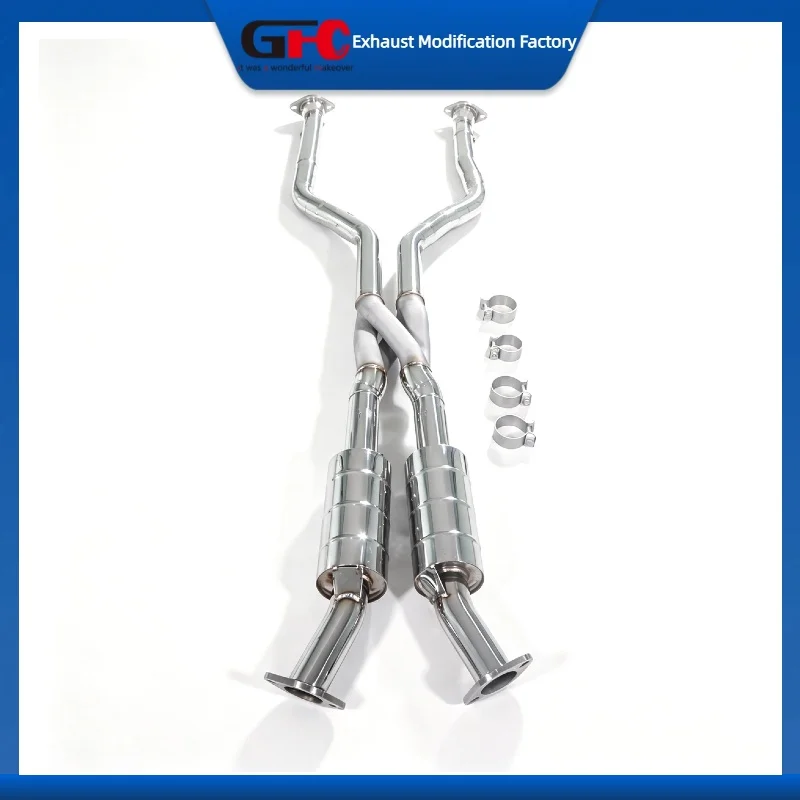 GFC Equal-length Mid Pipe For Lexus RCF GSF IS500 5.0L 2014-2025 High-Performance 304 Stainless Steel Auto Exhaust Z Pipe