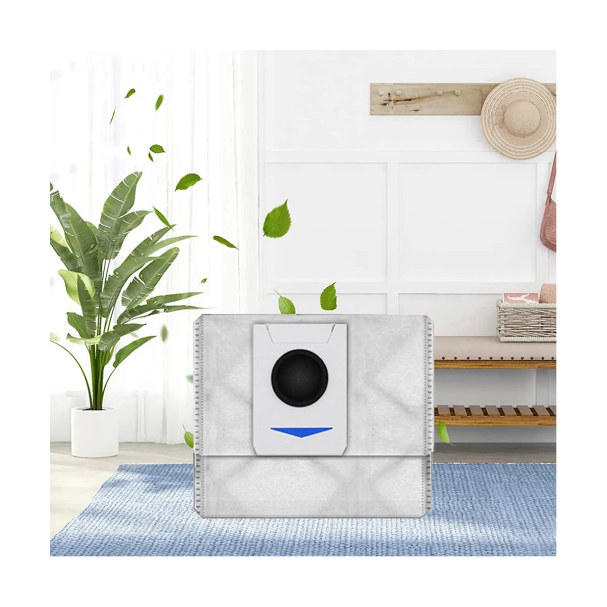 Sac à poussière pour Ecovacs Deebot T20/T20MAX/T20PRO/bronchOMSettlement/T10 Omni/Turbo, pièces de rechange pour aspirateur robot, 6 pièces