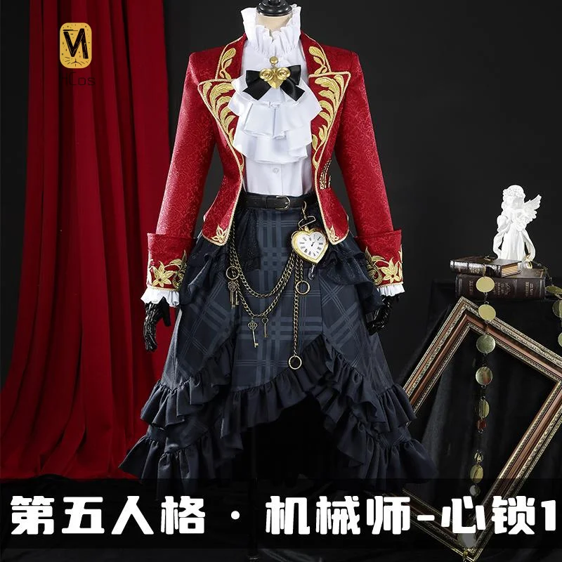 

HCos Identity Ⅴ Mechanic Cosplay Costume Halloween Party Gorgeous Uniform Accessories Props Complete Set