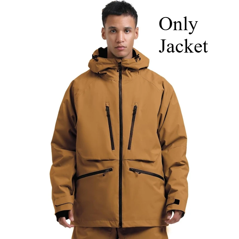 Nieuwe multifunctionele unisex ski-jassen buitensport waterdichte ski-jassen winter geïsoleerde sneeuwjas berg heren hoodies
