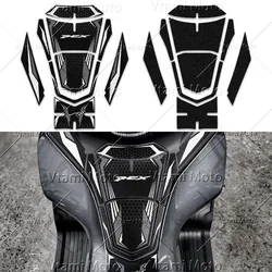 Motorcycle Fuel Tank Pad Sticker Scooter Tank Protection Carbon Fiber Decals For PCX 160 150 125 2021 2022 2023 2024