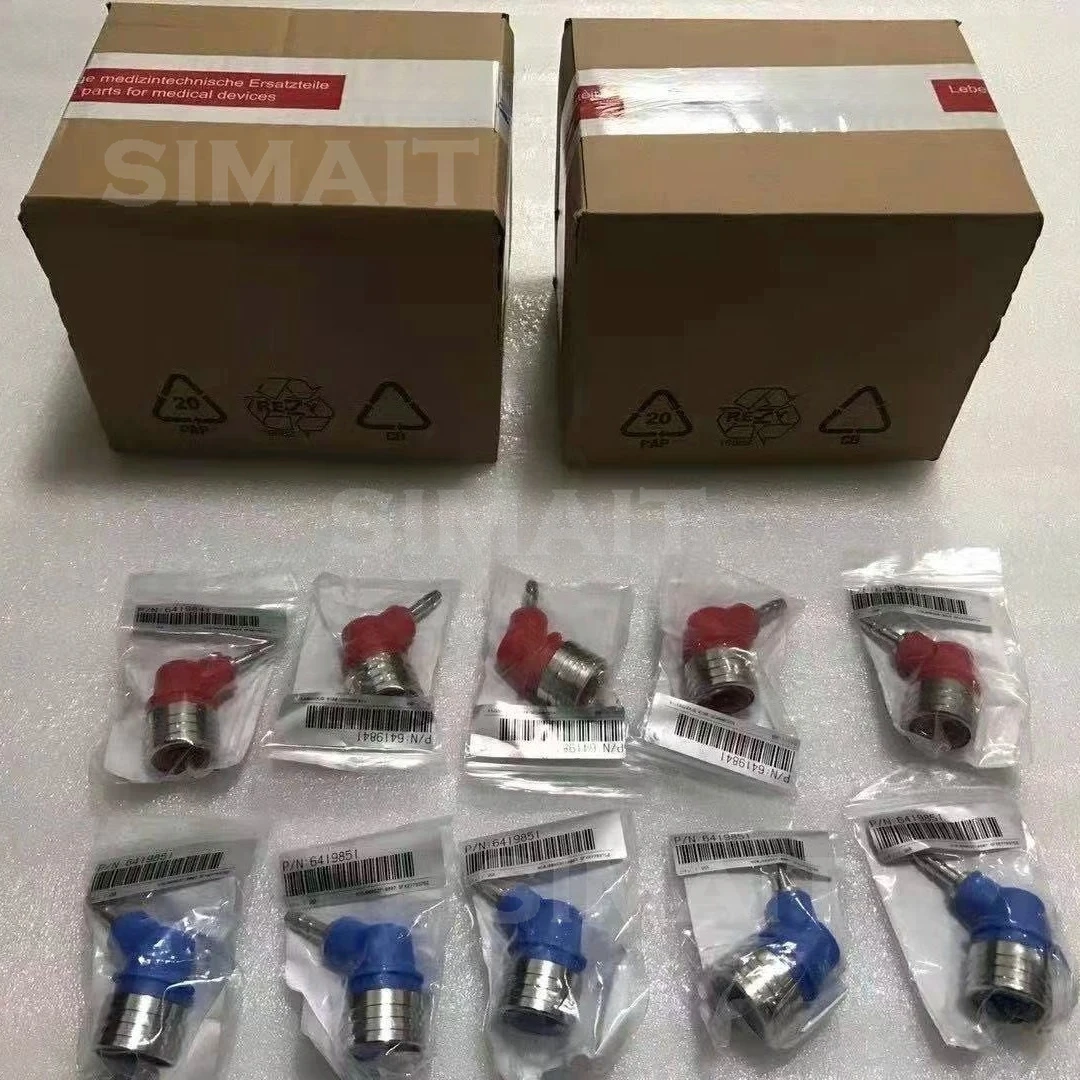 6419841 / 6419851 Red & Blue Bypass Quick Connector for Fres enius 4008 Hemo dialysis Machine