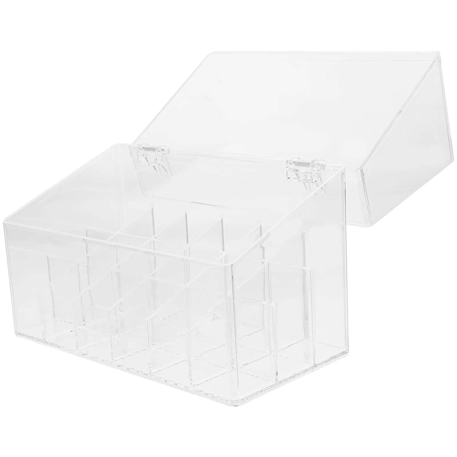 

Lipstick Organizer Durable Makeup Storage Box Large Capacity Lip Gloss Holder Desktop Organizer Desktop Holder