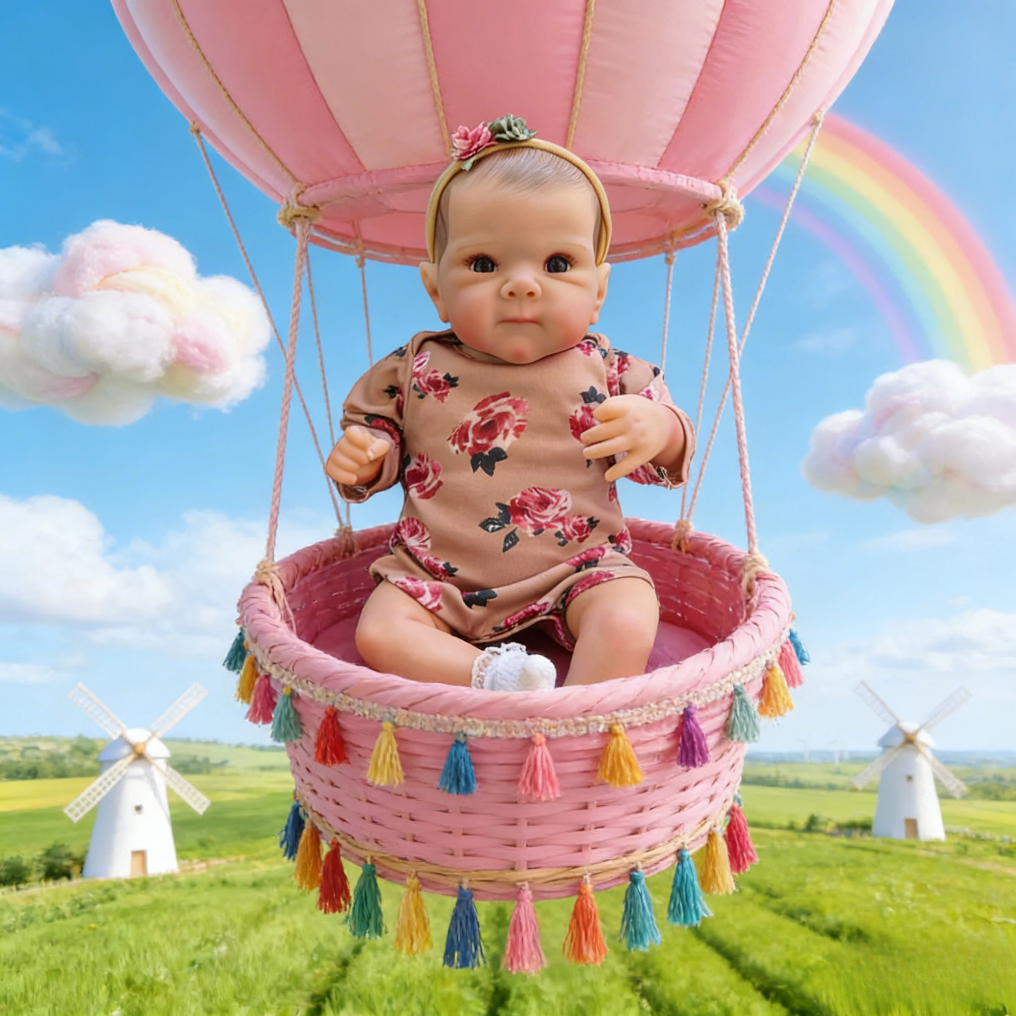 

Реалистичная художественная кукла Bettie, 45 см, ручная работа, 3D-кожа, многослойная коллекционная кукла с рисунком