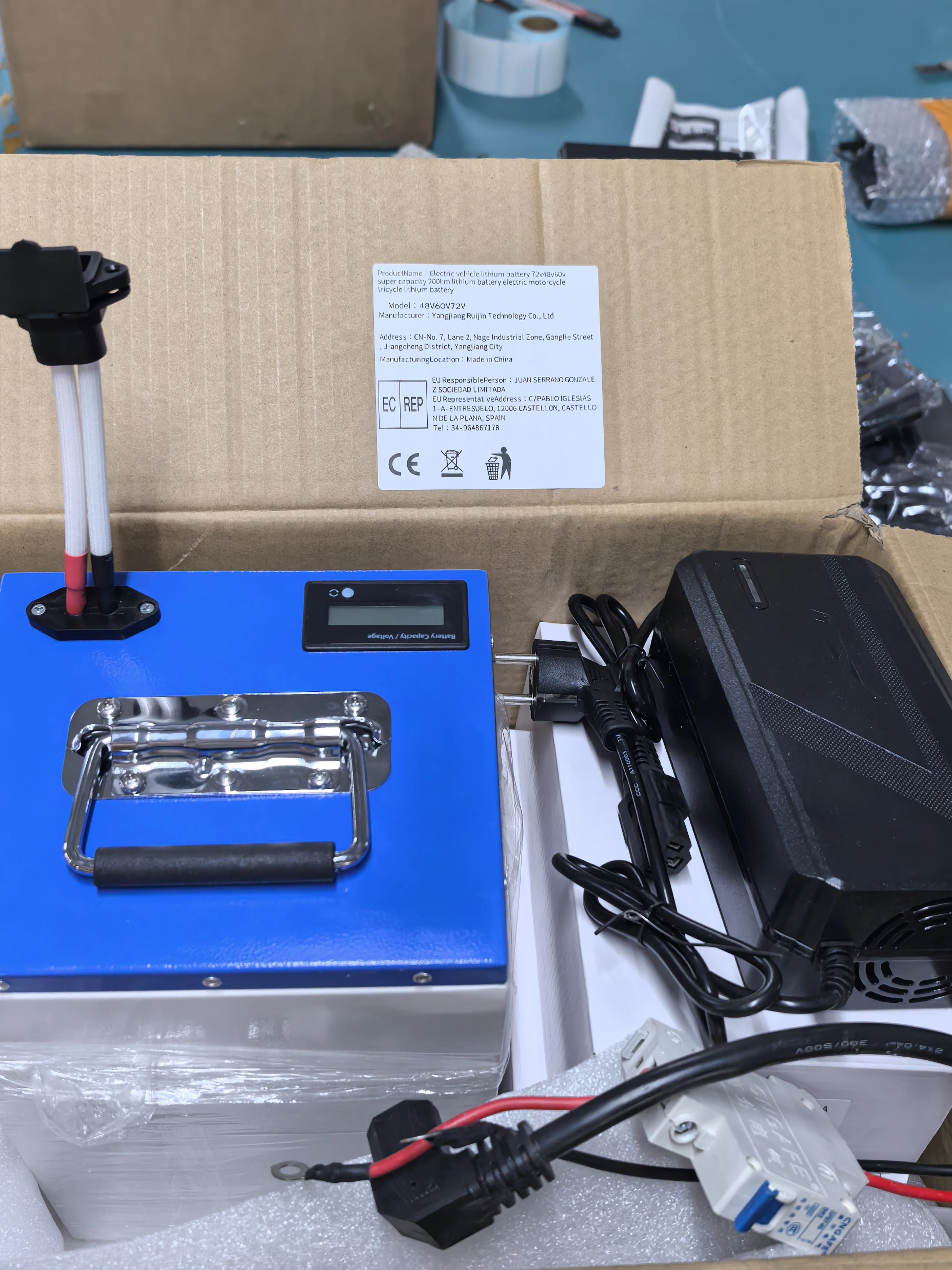 

New electric vehicle lithium battery 72V48V60V with super large capacity 50Ah for sale with charger