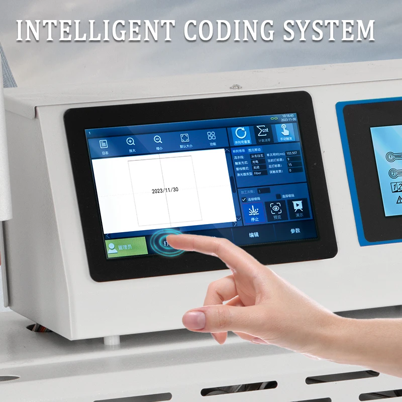 Machine de scellage Laser TEPPS 320Co2, Machine de scellage automatique de bande de Code de Date continue